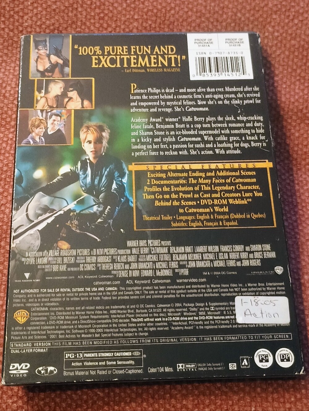 Catwoman DVD 📀 - Picture 4 of 4